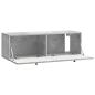 Preview: Wandmontierter TV-Schrank Betongrau 98 x 31 x 30 cm