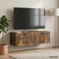 Preview: ARDEBO.de - Wandmontierter TV-Schrank Geräucherte Eiche 98 x 31 x 30 cm