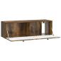 Preview: Wandmontierter TV-Schrank Geräucherte Eiche 98 x 31 x 30 cm