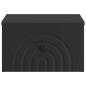 Preview: Wandmontierter Nachttisch Schwarz 33 x 34,5 x 20 cm