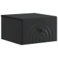Preview: Wandmontierter Nachttisch 2 stk. Schwarz 33 x 34,5 x 20 cm