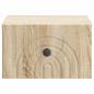 Preview: Wandmontierter Nachttisch Sonoma-Eiche 33 x 34,5 x 20 cm
