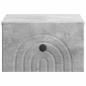 Preview: Wandmontierter Nachttisch Betongrau 33 x 34,5 x 20 cm
