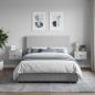 Preview: ARDEBO.de - Wandmontierter Nachttisch 2 stk. Betongrau 33 x 34,5 x 20 cm
