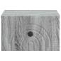 Preview: Wandmontierter Nachttisch Graues Sonoma 33 x 34,5 x 20 cm