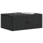 Preview: Wandmontierter Nachttisch 2 Stk. Schwarz 49 x 34,5 x 20 cm