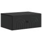 Preview: Wandmontierter Nachttisch 2 Stk. Schwarz 49 x 34,5 x 20 cm