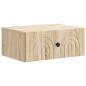 Preview: Wandmontierter Nachttisch Sonoma-Eiche 49 x 34,5 x 20 cm