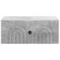 Preview: Wandmontierter Nachttisch Betongrau 49 x 34,5 x 20 cm