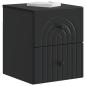 Preview: Wandmontierter Nachttisch 2 stk. Schwarz 33 x 34,5 x 40 cm