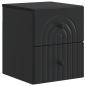 Preview: Wandmontierter Nachttisch 2 stk. Schwarz 33 x 34,5 x 40 cm