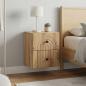 Preview: ARDEBO.de - Wandmontierter Nachttisch 2 stk. Artisan-Eiche