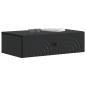 Preview: Wandmontierter Beistelltisch 59 x 34,5 x 17 cm Holzwerkstoff