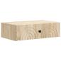 Preview: Wandmontierter Beistelltisch 59 x 34,5 x 17 cm Holzwerkstoff