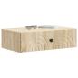 Preview: Wandmontierter Beistelltisch 59 x 34,5 x 17 cm Holzwerkstoff
