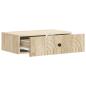 Preview: Wandmontierter Beistelltisch 59 x 34,5 x 17 cm Holzwerkstoff