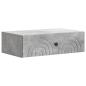 Preview: Wandmontierter Beistelltisch 59 x 34,5 x 17 cm Holzwerkstoff
