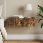 Preview: ARDEBO.de - Wandmontierter Beistelltisch 59 x 34,5 x 17 cm Holzwerkstoff