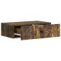 Preview: Wandmontierter Beistelltisch 59 x 34,5 x 17 cm Holzwerkstoff