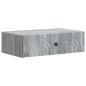 Preview: Wandmontierter Beistelltisch 59 x 34,5 x 17 cm Holzwerkstoff