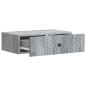 Preview: Wandmontierter Beistelltisch 59 x 34,5 x 17 cm Holzwerkstoff
