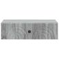 Preview: Wandmontierter Beistelltisch 59 x 34,5 x 17 cm Holzwerkstoff