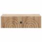 Preview: Wandmontierter Beistelltisch 59 x 34,5 x 17 cm Holzwerkstoff