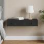Preview: ARDEBO.de - Wandmontierter Beistelltisch 87,5 x 34,5 x 17 cm Holzwerkstoff