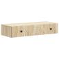 Preview: Wandmontierter Beistelltisch 87,5 x 34,5 x 17 cm Holzwerkstoff
