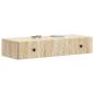 Preview: Wandmontierter Beistelltisch 87,5 x 34,5 x 17 cm Holzwerkstoff