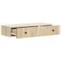 Preview: Wandmontierter Beistelltisch 87,5 x 34,5 x 17 cm Holzwerkstoff