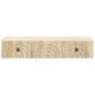 Preview: Wandmontierter Beistelltisch 87,5 x 34,5 x 17 cm Holzwerkstoff