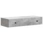 Preview: Wandmontierter Beistelltisch 87,5 x 34,5 x 17 cm Holzwerkstoff