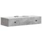 Preview: Wandmontierter Beistelltisch 87,5 x 34,5 x 17 cm Holzwerkstoff