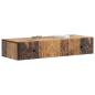 Preview: Wandmontierter Beistelltisch 87,5 x 34,5 x 17 cm Holzwerkstoff