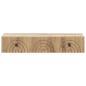 Preview: Wandmontierter Beistelltisch 87,5 x 34,5 x 17 cm Holzwerkstoff