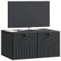 Preview: Wandmontierter TV-Schrank Schwarz 59,5 x 41 x 30 cm