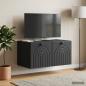 Preview: Wandmontierter TV-Schrank Schwarz 59,5 x 41 x 30 cm
