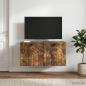 Preview: ARDEBO.de - Wandmontierter TV-Schrank Geräucherte Eiche 59,5 x 41 x 30 cm