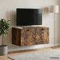 Preview: Wandmontierter TV-Schrank Geräucherte Eiche 59,5 x 41 x 30 cm
