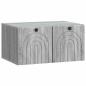 Preview: Wandmontierter TV-Schrank Graues Sonoma 59,5 x 41 x 30 cm