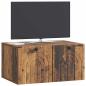 Preview: Wandmontierter TV-Schrank Altholz 59,5 x 41 x 30 cm
