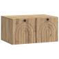 Preview: Wandmontierter TV-Schrank 59,5 x 41 x 30 cm Artisan-Eiche