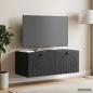 Preview: ARDEBO.de - Wandmontierter TV-Schrank Schwarz 78,5 x 41 x 30 cm