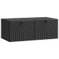 Preview: Wandmontierter TV-Schrank Schwarz 78,5 x 41 x 30 cm