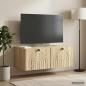 Preview: Wandmontierter TV-Schrank Sonoma-Eiche 78,5 x 41 x 30 cm
