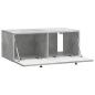 Preview: Wandmontierter TV-Schrank Betongrau 78,5 x 41 x 30 cm