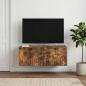 Preview: ARDEBO.de - Wandmontierter TV-Schrank Geräucherte Eiche 78,5 x 41 x 30 cm