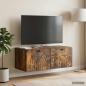 Preview: Wandmontierter TV-Schrank Geräucherte Eiche 78,5 x 41 x 30 cm