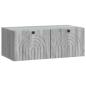 Preview: Wandmontierter TV-Schrank Graues Sonoma 78,5 x 41 x 30 cm